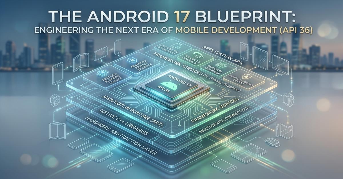 The Android 17 Blueprint: Engineering the Next Era of Mobile Development (API 36) - Appiconic