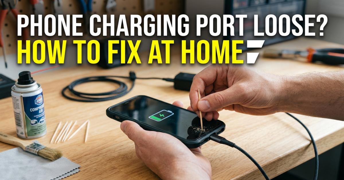 Phone Charging Port Loose? How to Fix at Home - Appiconic