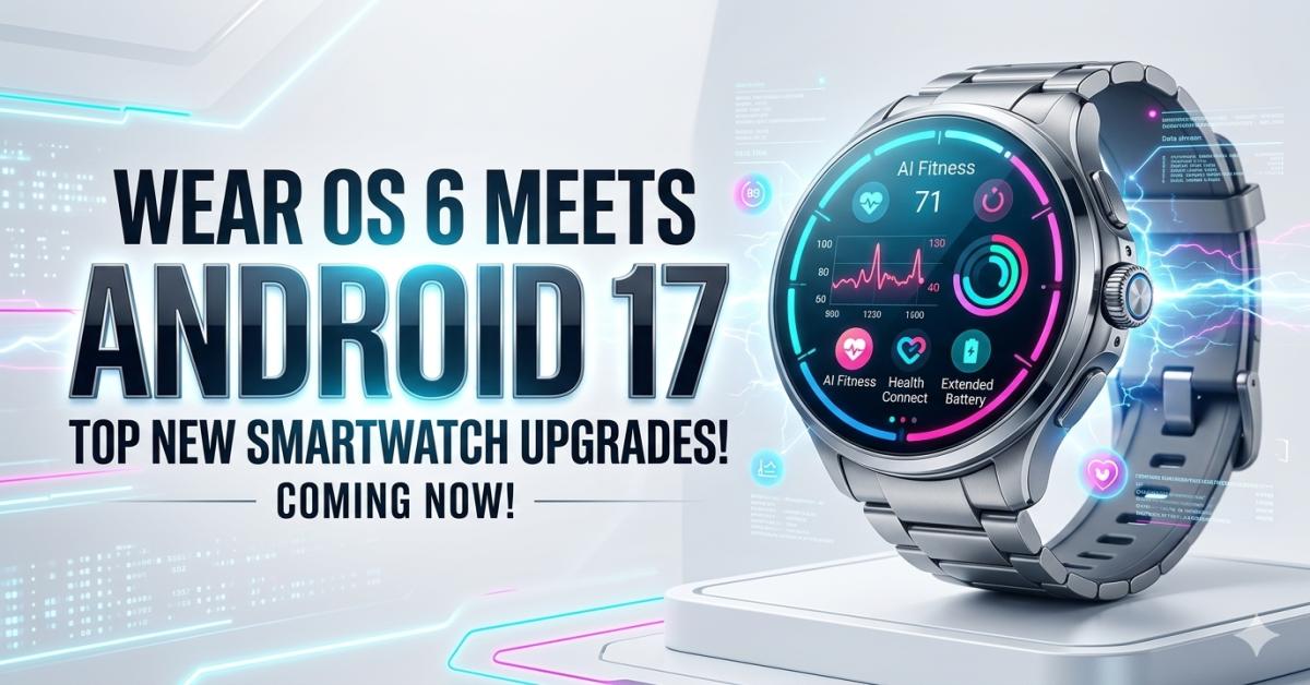 Wear OS 6 Meets Android 17: Top New Features Coming to Your Smartwatch (2026) - Appiconic
